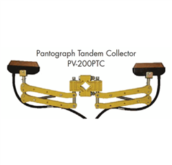 PC-200STC Electromotive 200 Amp Tandem Single Arm Collector with Standard Shoe Holders